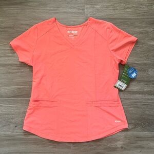 Grey's Anatomy by Barco Evolve STRETCH Rhythm Women's 2-Pocket V-Neck Scrub Top